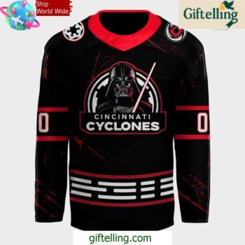 Cincinnati Cyclones 2025 Star Wars Night Offical Hockey Jersey 2