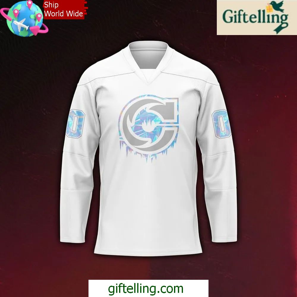 Cincinnati Cyclones Ice Blue Special Hockey Jersey 2 Cincinnati Cyclones Ice Blue Special Hockey Jersey 2