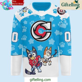 Cincinnati Cyclones x Bluey Night 2025 Special Hockey Jersey 2