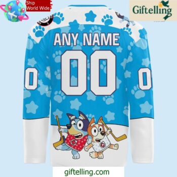Cincinnati Cyclones x Bluey Night 2025 Special Hockey Jersey 3
