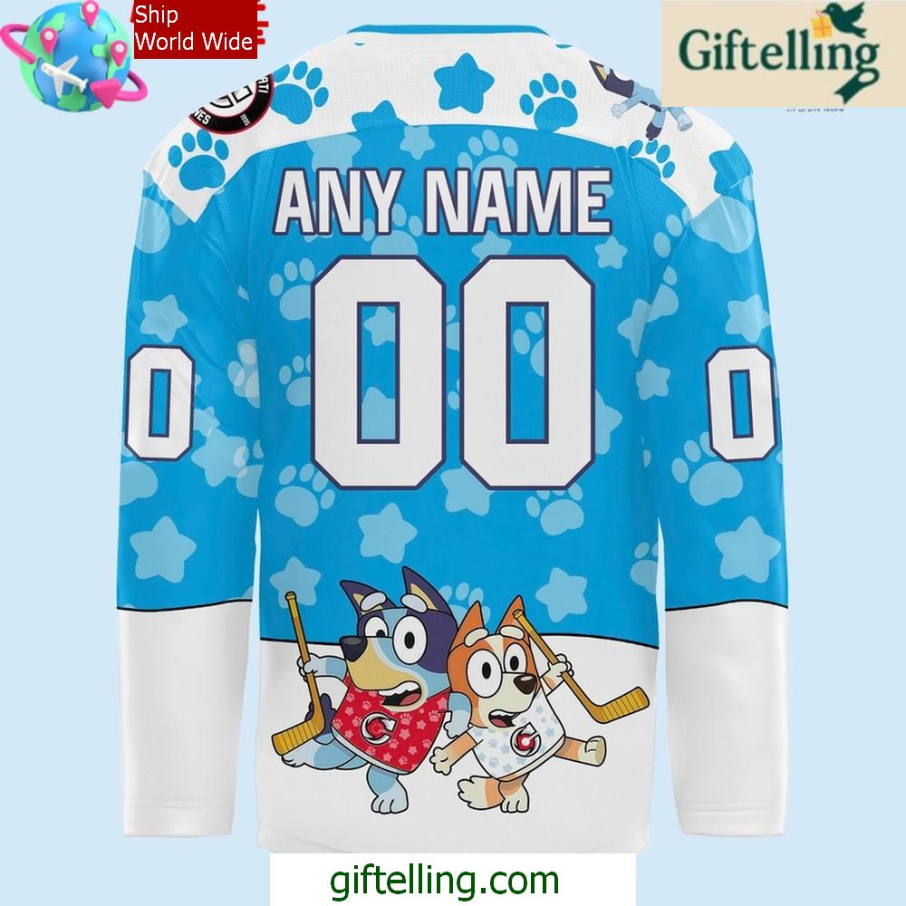 Cincinnati Cyclones x Bluey Night 2025 Special Hockey Jersey 3 Cincinnati Cyclones x Bluey Night 2025 Special Hockey Jersey 3