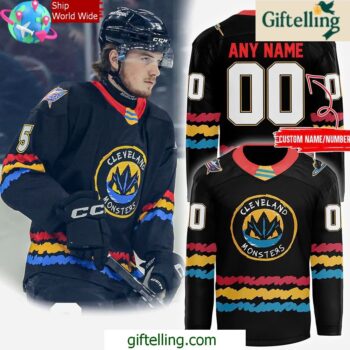 Cleveland Monsters Babies Childrens Night 2025 Hockey Jersey