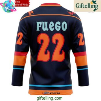 Coachella Valley Firebirds Fuegos birthday 2025 Hockey Jersey