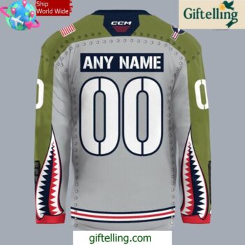 Coachella Valley Firebirds Military Appreciation 2024 Hockey Jersey