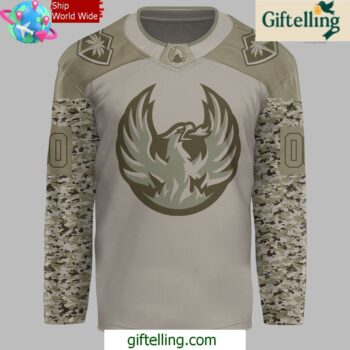 Coachella Valley Firebirds Military Appreciation Special Hockey Jersey