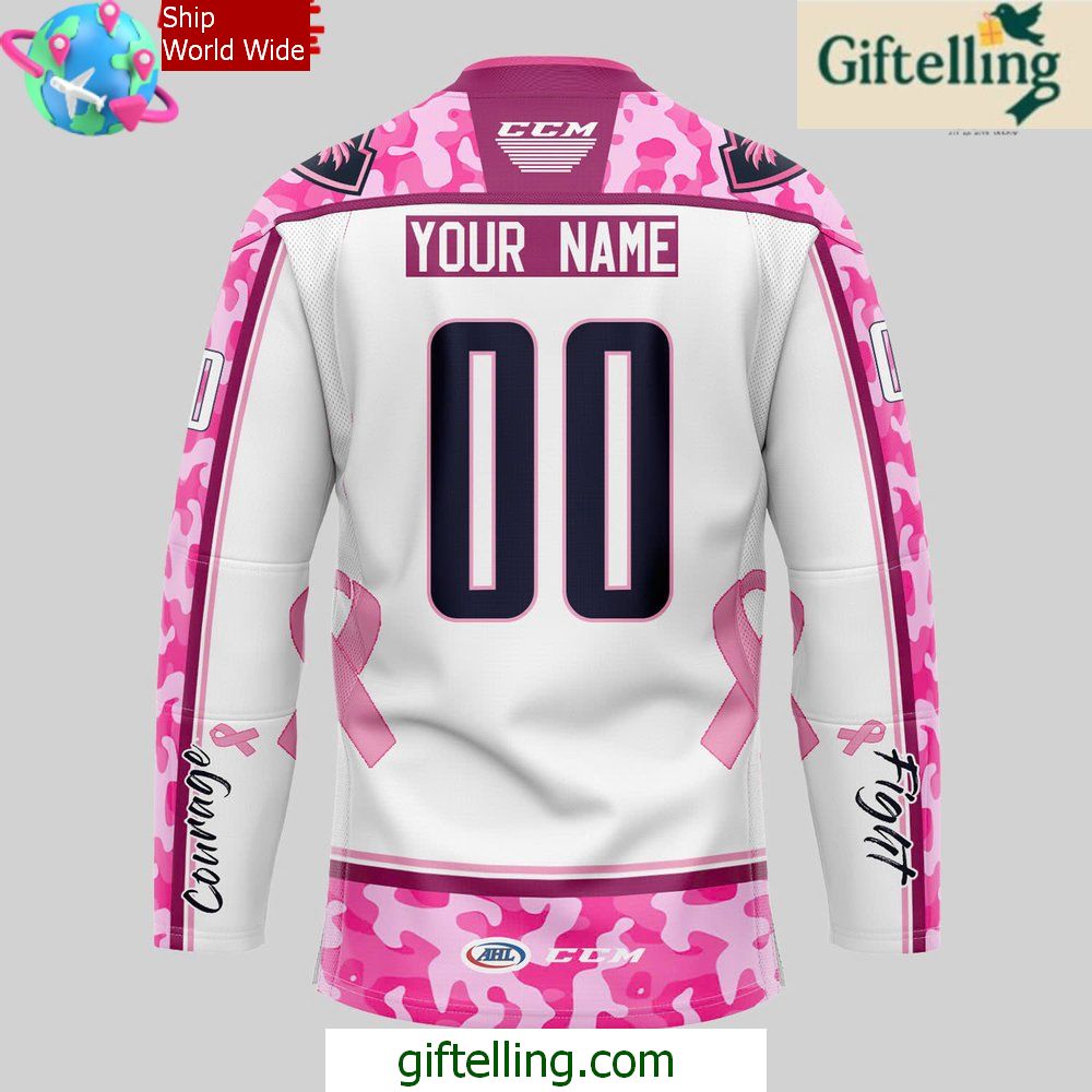 Coachella Valley Firebirds Pink In The Rink 2025 Jersey Coachella Valley Firebirds Pink In The Rink 2025 Jersey