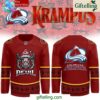 Colorado Avalanche Christmas Devil Krampus Holiday Hockey Jersey