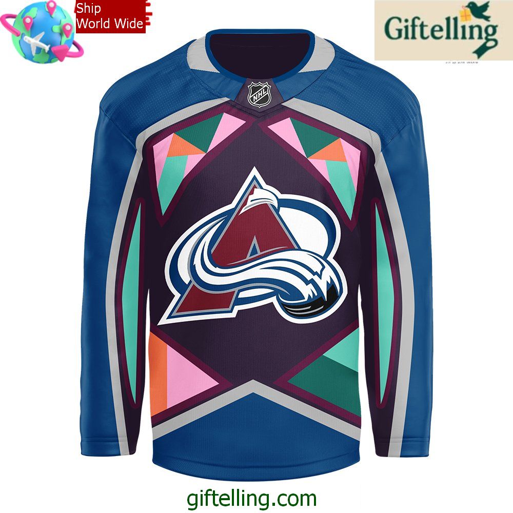 Colorado Avalanche Hispanic Heritage Month 2024 Hockey Jersey Colorado Avalanche Hispanic Heritage Month 2024 Hockey Jersey