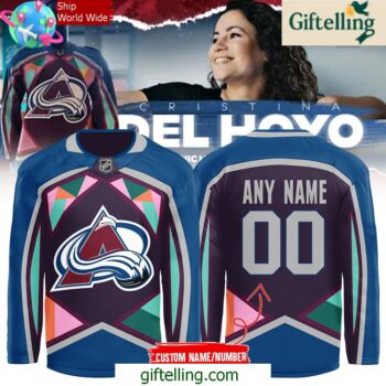 Colorado Avalanche Hispanic Heritage Month 2024 Hockey Jersey