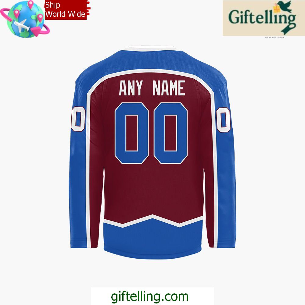 Colorado Avalanche Native American Heritage Month Custom Hockey Jersey