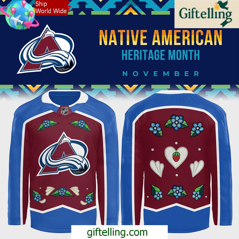 Colorado Avalanche Native American Heritage Month Special Hockey Jersey