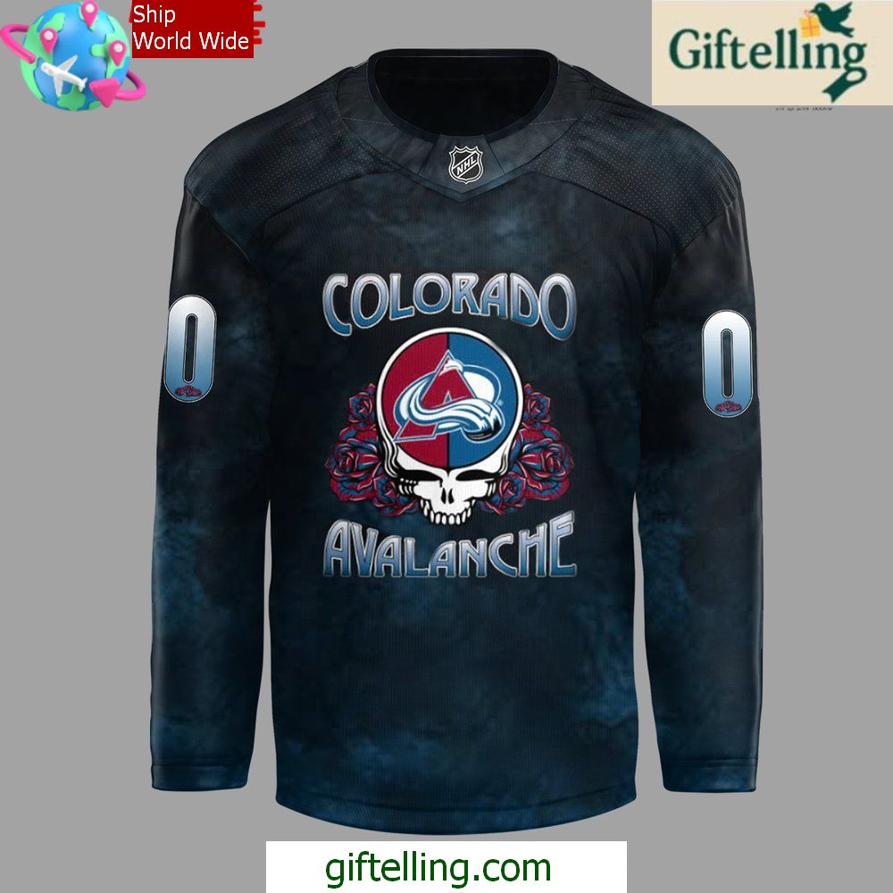 Colorado Avalanche x Grateful Dead Night 2024 Hockey Jersey Colorado Avalanche x Grateful Dead Night 2024 Hockey Jersey