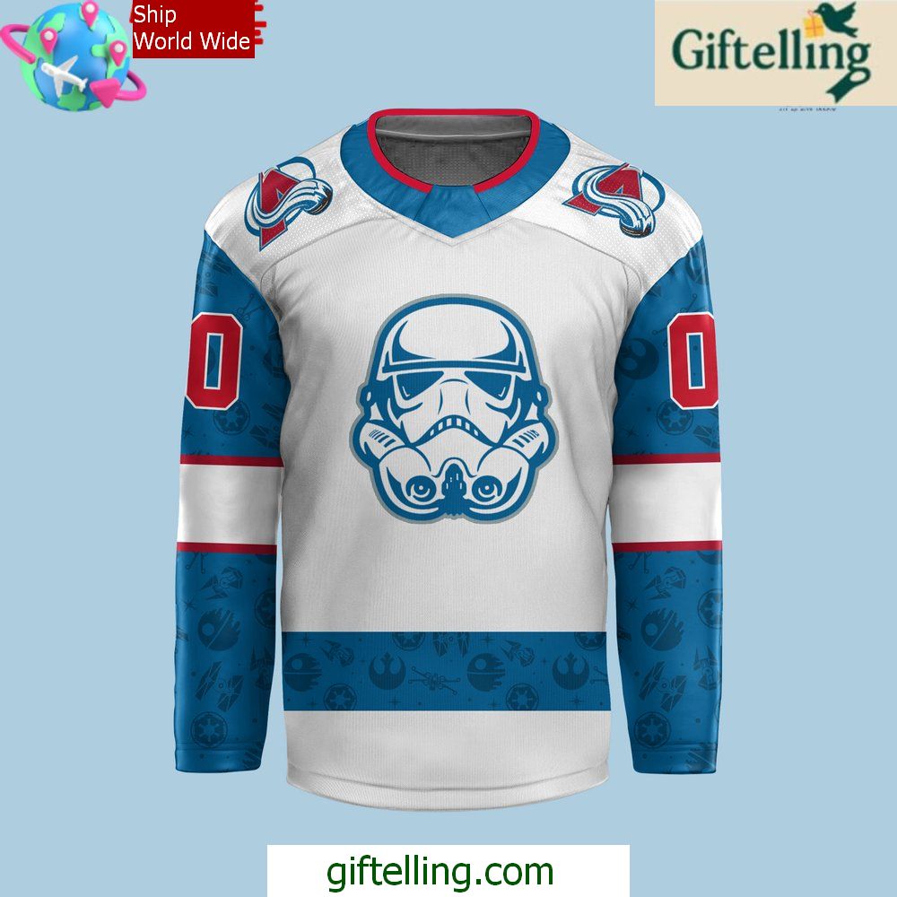 Colorado Avalanche x Star Wars Night 2024 Custom Hockey Jersey Colorado Avalanche x Star Wars Night 2024 Custom Hockey Jersey