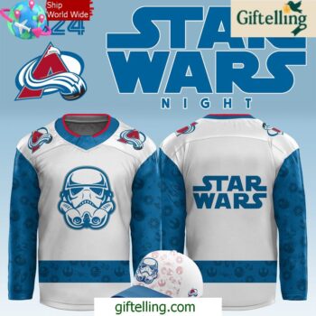 Colorado Avalanche x Star Wars Night 2024 Hockey Jersey