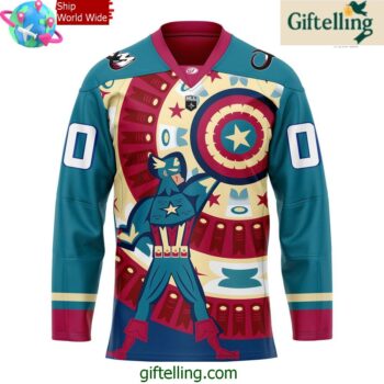 Colorado Mammoth Marvel Super Hero Night 2025 Hockey Jersey
