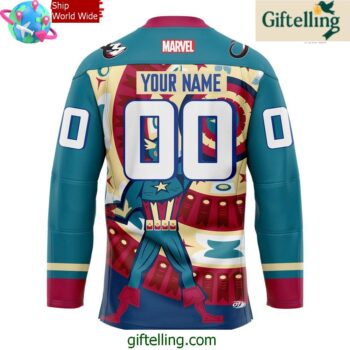 Colorado Mammoth Marvel Super Hero Night 2025 Hockey Jersey