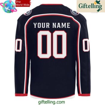 Columbus Blue Jackets 25th Anniversary Special Hockey Jersey 3