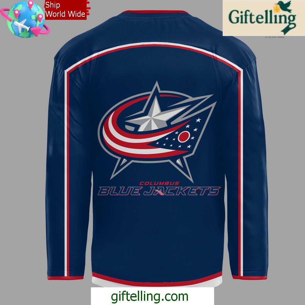 Columbus Blue Jackets Educator Appreciation Night Hockey Jersey Columbus Blue Jackets Educator Appreciation Night Hockey Jersey