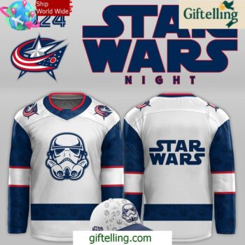 Columbus Blue Jackets x Star Wars Night 2024 Hockey Jersey