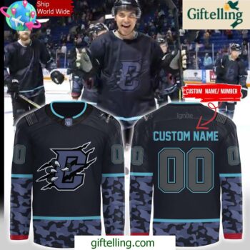 Columbus River Dragons Military Night Special Hockey Jersey