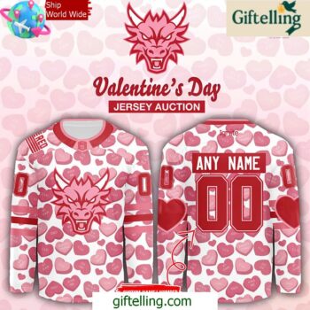 Columbus River Dragons Valentines Day Jersey Auction