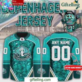 Copenhagen Mermaids NHL 2025 Hockey Jersey