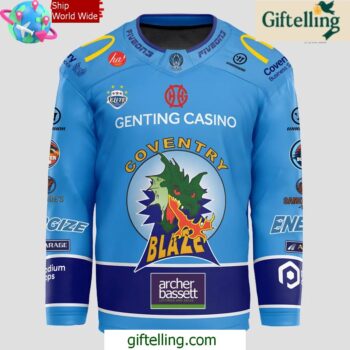 Coventry Blaze Regush Retro 2025 Hockey Jersey