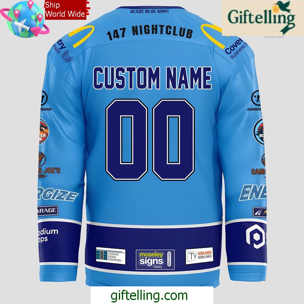 Coventry Blaze Regush Retro 2025 Hockey Jersey Coventry Blaze Regush Retro 2025 Hockey Jersey