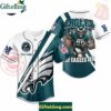 Custom Philadelphia Eagles Football Mascot Baseball Jersey