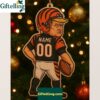 Custom Trump Cincinnati Bengals 2025 Christmas Ornament