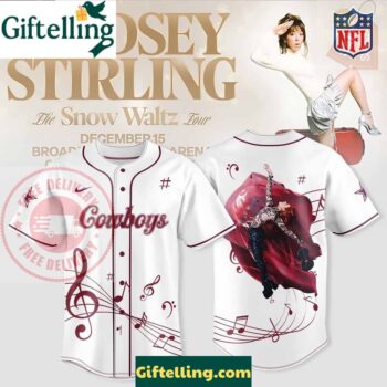 Dallas Cowboys Lindsey Stirling The Snow Waltz Holiday Tour 2025 Baseball Jersey
