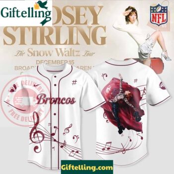 Denver Broncos Lindsey Stirling The Snow Waltz Holiday Tour 2025 Baseball Jersey