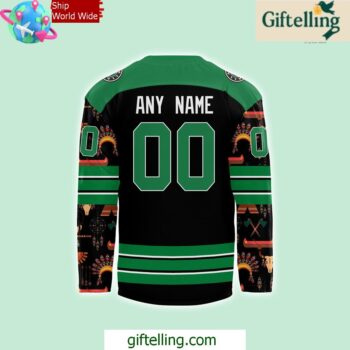 Dallas Stars Native American Heritage Month 2024 Hockey Jersey
