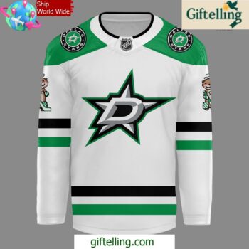 Dallas Stars Oettinger White Away Special White Hockey Jersey
