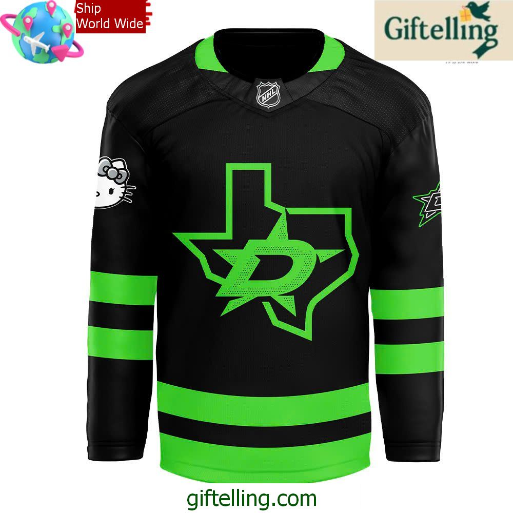 Dallas Stars x Hello Kitty 50th Anniversary Hockey Jersey Dallas Stars x Hello Kitty 50th Anniversary Hockey Jersey