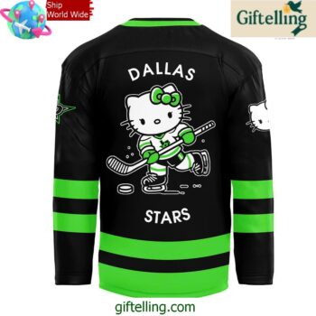 Dallas Stars x Hello Kitty 50th Anniversary Hockey Jersey