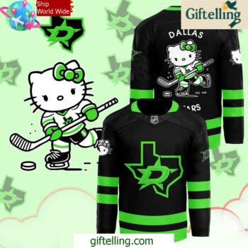 Dallas Stars x Hello Kitty 50th Anniversary Hockey Jersey