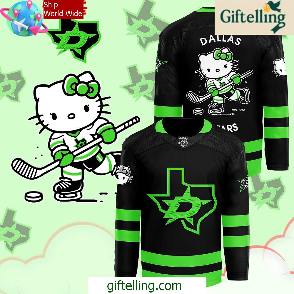 Dallas Stars x Hello Kitty 50th Anniversary Hockey Jersey