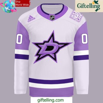 Dallas Stars x Hockey Fights Cancer Night 2024 Hockey Jersey