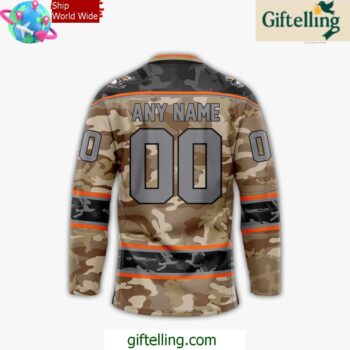 Danbury Hat Tricks Military 2025 Hockey Jersey