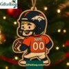 Denver Broncos Football Bo Nix Christmas Ornament 2025
