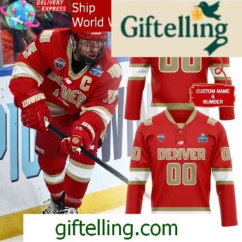 Denver Pioneers Frozen Four 2025 Hockey Jersey