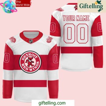 Detroit Red Wings Grateful Dead Night 2024 Hockey Jersey