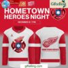 Detroit Red Wings Hometown Heroes Night Special Hockey Jersey