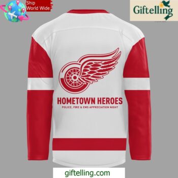 Detroit Red Wings Hometown Heroes Night Special Hockey Jersey