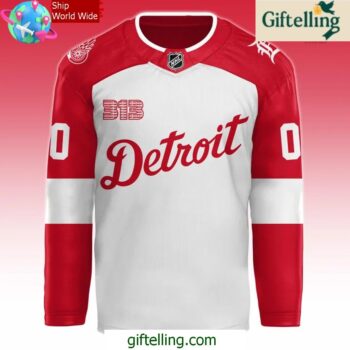 Detroit Red Wings Tiger Night 2025 Hockey Jersey