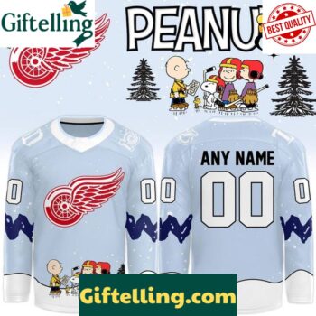 Detroit Red Wings x Peanuts Night Custom Hockey