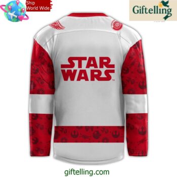 Detroit Red Wings x Star Wars Night 2024 Hockey Jersey
