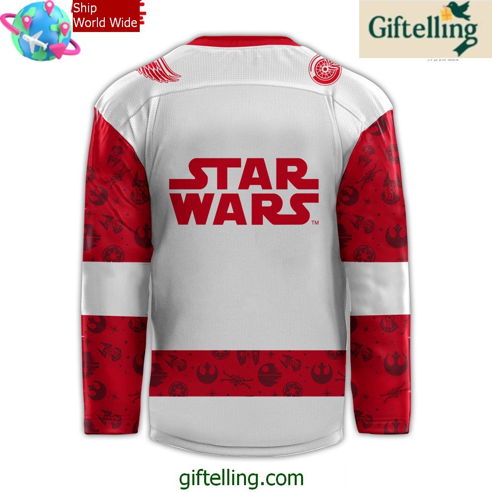 Detroit Red Wings x Star Wars Night 2024 Hockey Jersey Detroit Red Wings x Star Wars Night 2024 Hockey Jersey