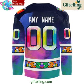 Edmonton Oilers 2025 Pride Month NHL Jersey 3